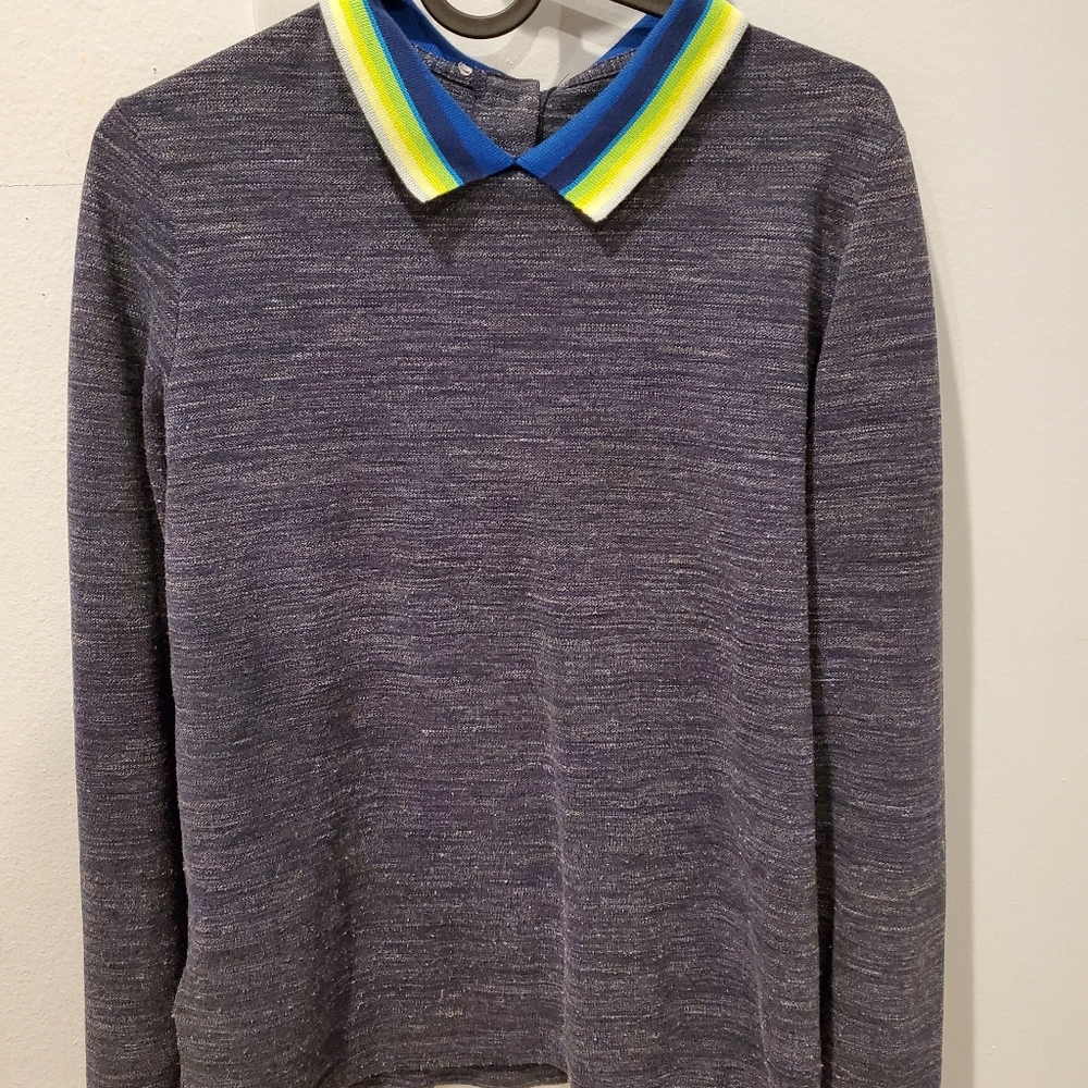 Lacoste polo (grey/navy)